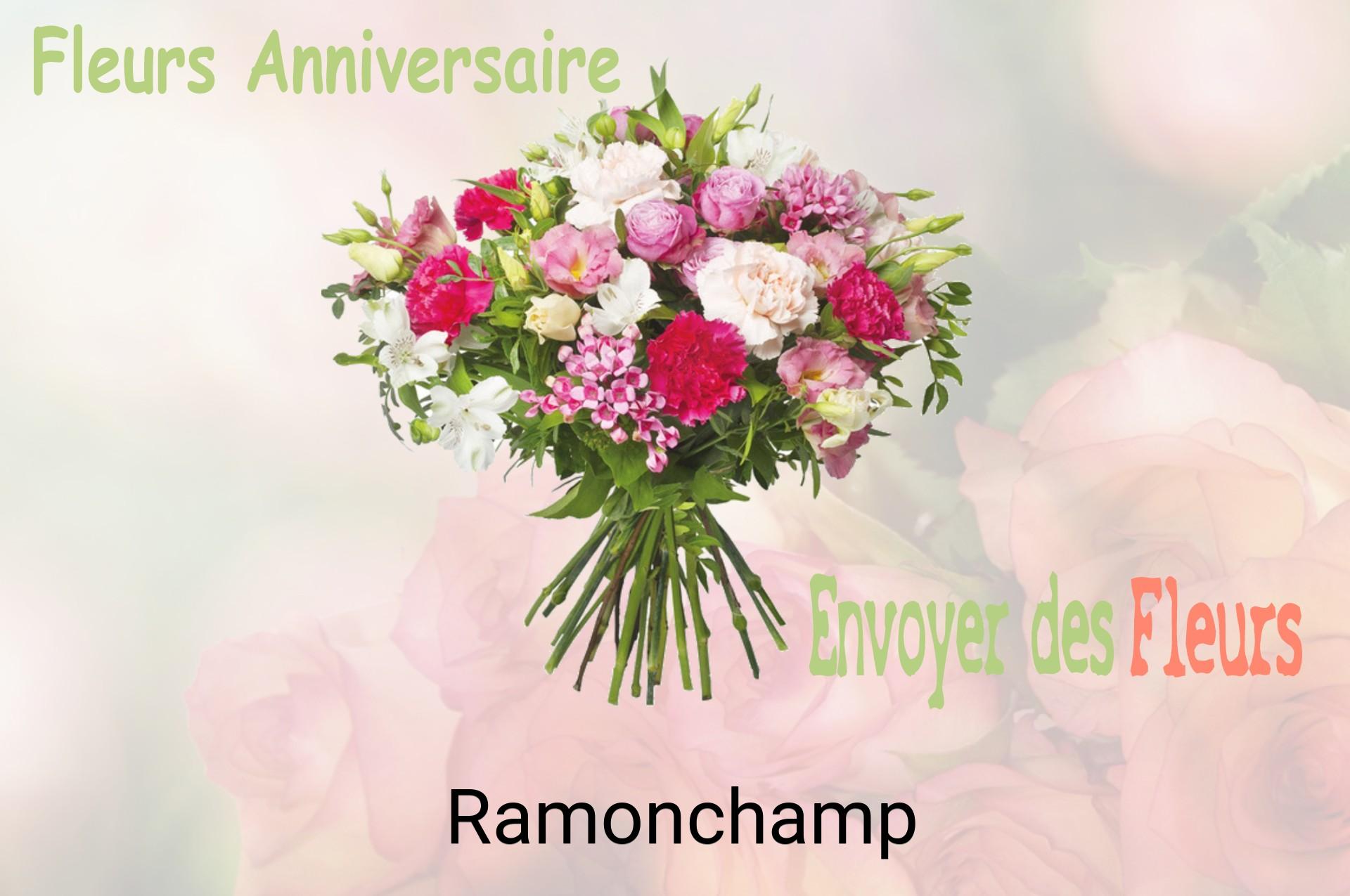 Bouquet de fleurs d’anniversaire livré à Ramonchamp