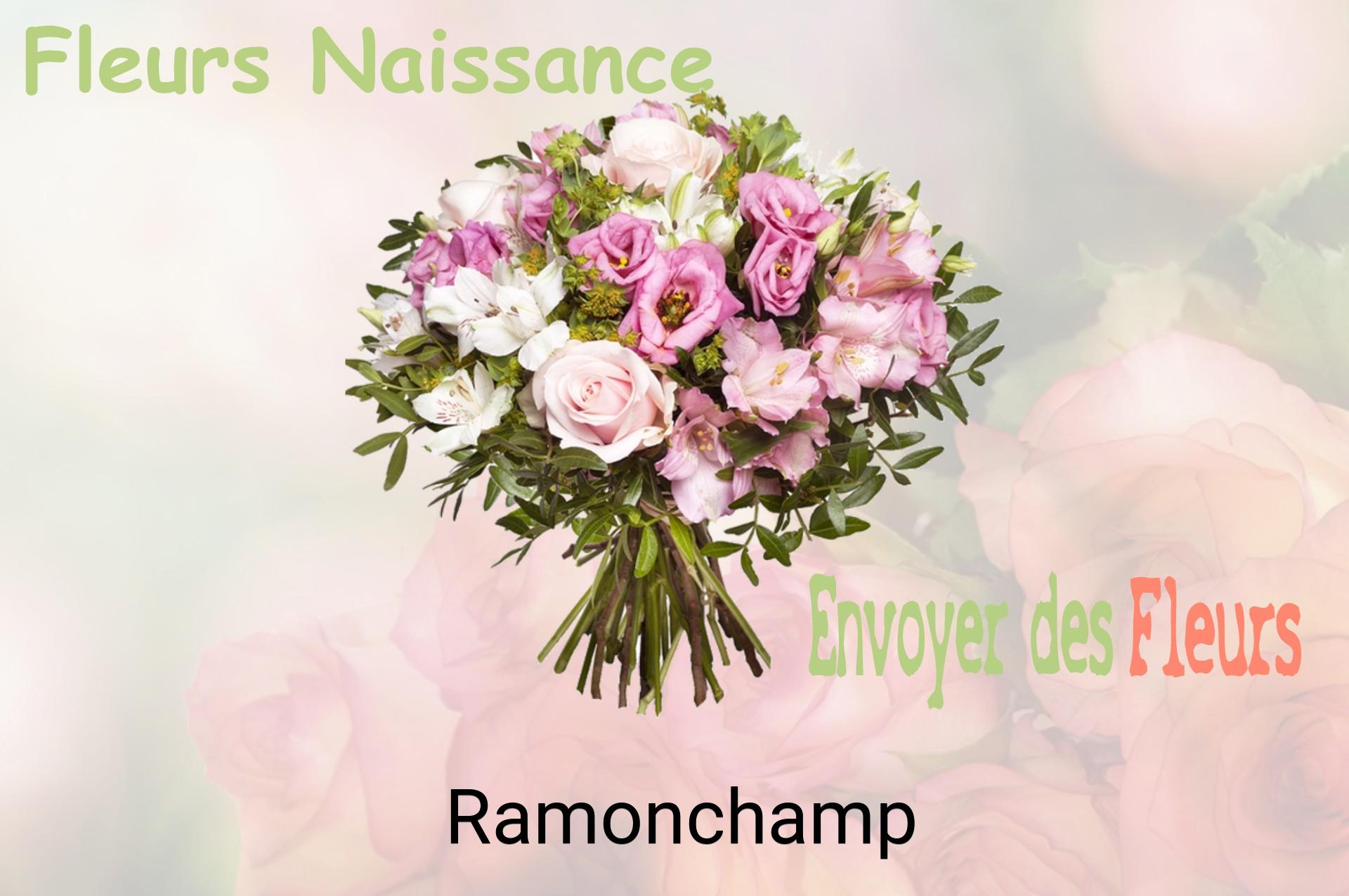 Bouquet de fleurs de naissance livré à Ramonchamp